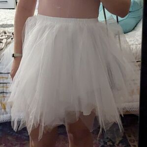White Tutu / Tulle Skirt